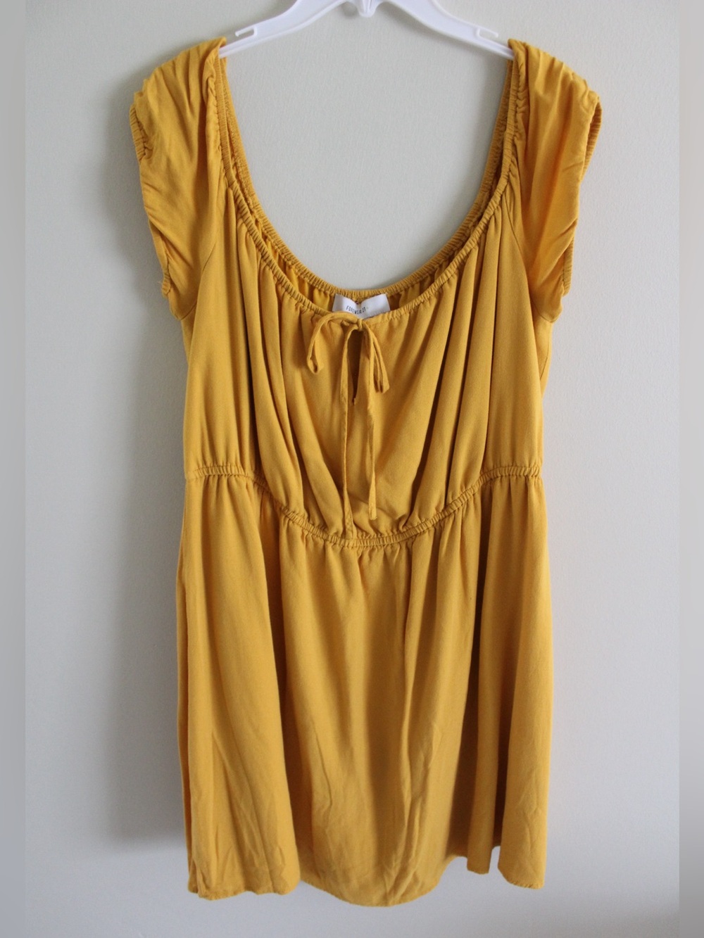 Mustard Yellow Mini Sundress Size 2X